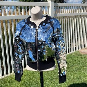 Los Angeles Atelier & Other Stories Mirrored Zip front Jacket , Never wo…